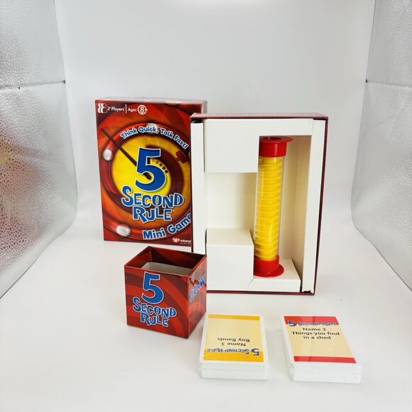 PlayMonster - 5 Second Rule Mini Game. New In Open Box. Sealed Cards. - Picture 9 of 11